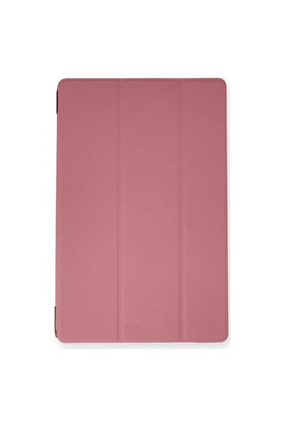Samsung Galaxy T870 Tab S7 11 Kılıf Tablet Smart Kılıf - Pembe Arka Kapak