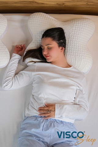 Visco Yastık Papillon Ortopedik Yastık 45x50x15 Cm