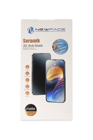 Northcity Apple Uyumlu iPhone 16 Pro Seramik Nano Ekran Koruyucu - 3d Antistatik Kırılganlık Önleyici