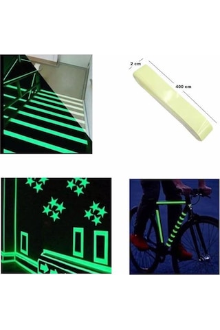 3b Trend Karanlıkta Işık Veren Fosforlu Şerit Bant 3 Metre