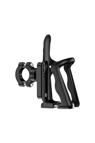 Pazly Bisiklet Su Şişesi Tutucu Dönen Motosiklet İçecek Montaj Kafesi Siyah Siyah