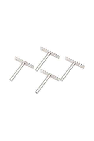 Pcs T-şekilli Yüzen Raf Braketleri Gizli Kör Raf Destekleri Duvar Ofisi Dekoru İçin