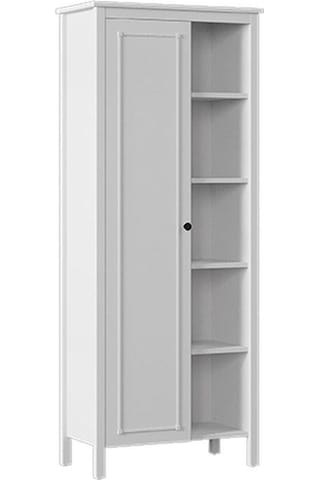 Sento Moon Kapaklı Kitaplık Beyaz