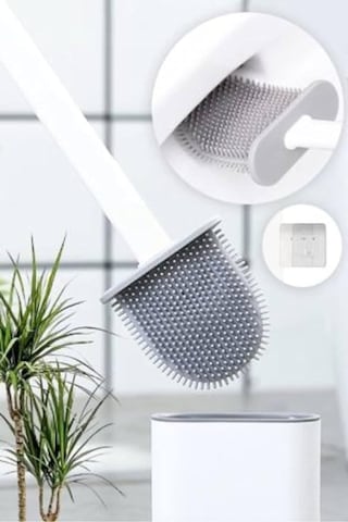 Buççin Online Mağaza Wc Banyo Fırçası Plastik Beyaz Diğer