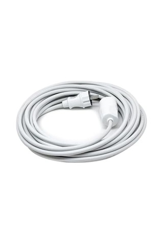 Sas Kablo Topraklı 15 Metre Seyyar Kablo Uzatma Kablosu 3x2,5 Mm,beyaz