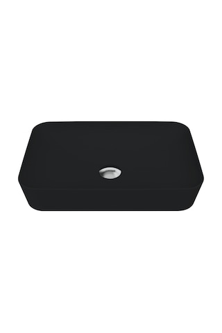 Creavit Ultra Dikdörtgen Çanak Lavabo 60cm Mat Siyah Ul060-00sm00e-0000