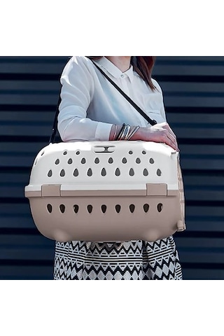 Stefanplast Travel Chic Köpek Ve Kedi Taşıma Kafesi Bej