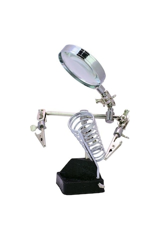 Powermaster Pm-1630 3 Konumlu Büyüteçli Havya Standı - 7194
