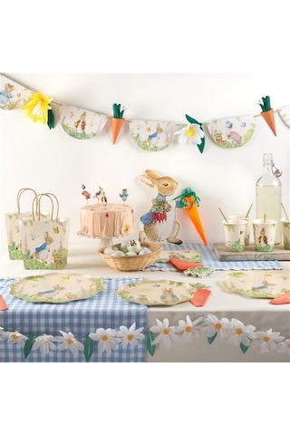 Meri Meri - Peter Rabbit In The Garden Garland - Peter Rabbit Bahçede Asılan Süs 0 - 99