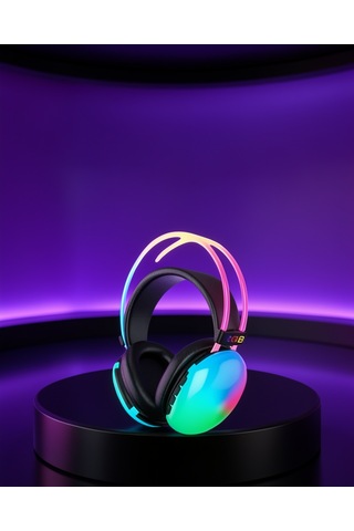 Rgb Aydınlatmalı Kablosuz Oyuncu Kulaklık Xuczpg580kulaklıkkkkkkk