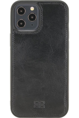 Bouletta Apple Iphone 12 Pro Max Uyumlu Deri Fermuarlı Cüzdan Kıl (492307194)