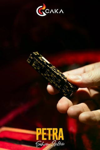 Caka Lighter Petra Black Gold Benzinli Çakmak - Ckl-057