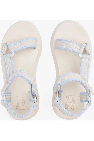Tommy Hilfiger Kadın Bej Sandalet Çok Renkli