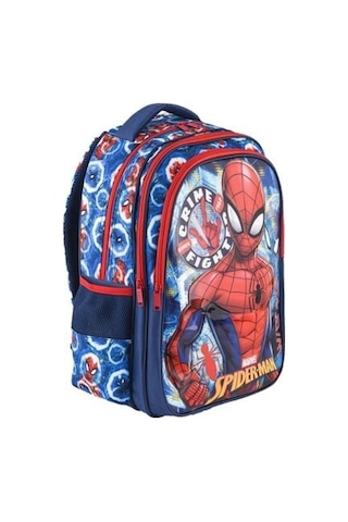 Spiderman Trio Crime Fighter Ilkokul Çantası 5 Parça Set Karışık