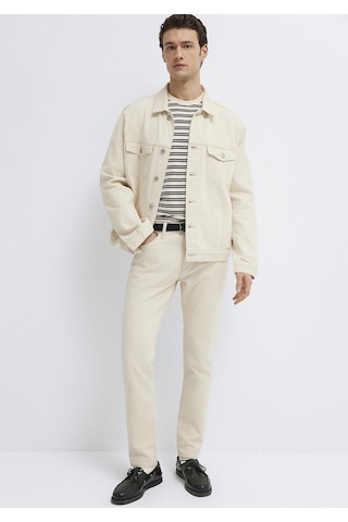 Mavi - Ray Classic Ekru Jean Ceket 0110273-a1707