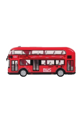 Lc-31350 Sesli Ve Işıklı Tur Otobüsü Kırmızı
