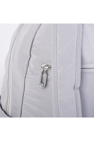 Nas Bag Unisex Büyük Boy Çok Gözlü Su Geçirmez Sırt Çantası Gri