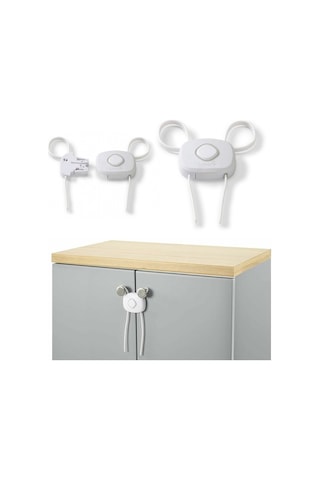 Safety 1St Bebek Güvenlik Esnek Dolap Kilidi Ayarlanabilir Pd005 Çok Renkli