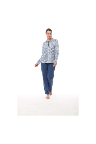Pijadore 1547 Uzun Kollu Kadın Pijama Takım 001