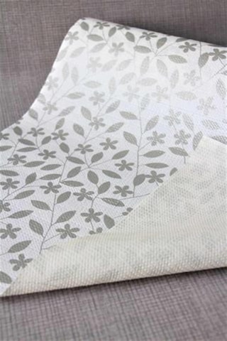 Çok Amaçlı Kaymaz Dolap Içi Çekmece Raf Vitrin Örtüsü Metalikçiçek 001