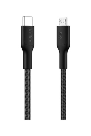 Belkin Eco Usb-c - Micro Usb Kablosu, 1 M, Yumuşak, Örgülü, Esnek Hızlı Şarj Kablosu, Usb-ıf Sertifikalı Type-c Diğer