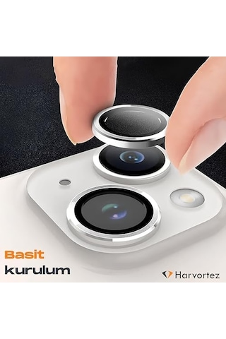 İphone 14,14 Plus İçin, Kamera Lens Koruyucu, Basit Kurulum, Hd Berrak Görüntü, Metal Çerçeve, 9h Temperli Cam, Çizilmeye Dayanıklı, Camera Lens Protector Mor