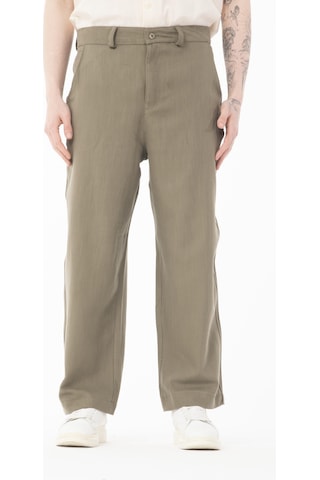 Rocqerx R-4415 Kemer Detaylı Keten Baggy Pantolon Haki