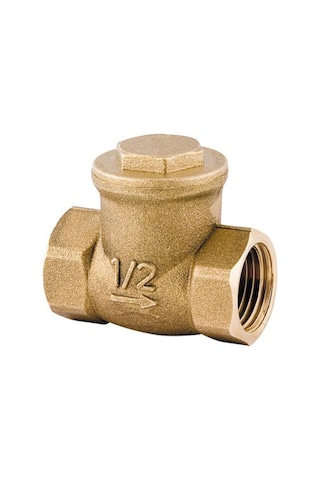 Sarı Metal Çalparalı Çekvalf 1/2'' Sarı Metal Çalparalı Çekvalf 1/2''