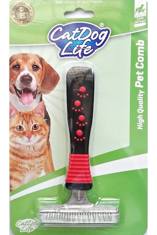 Catdog Life Dolaşıklıkları Kıtık Açıcı Köpek Tırmık Tarağı 15.5 x 8 CM