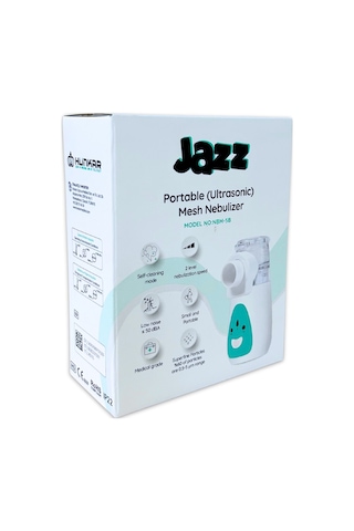 Hünkar Jazz NBM-5B Mesh Nebulizatör Şarjlı Ultrasonik 48 Hünkar Jazz NBM-5B Mesh Nebulizatör Şarjlı Ultrasonik 48