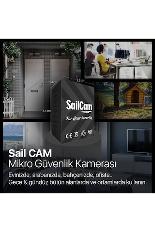 Sail Cam Mikro Güvenlik Kamerası
