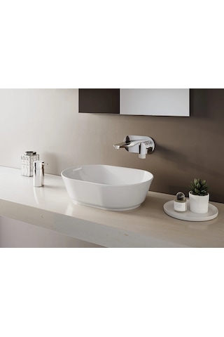 VitrA Geo 7427B003-0012 Çanak Lavabo Beyaz 55 CM