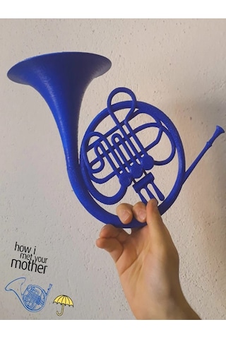 How I Meet Your Mother HIMYM Blue French Horn Mavi Fransız Kornu