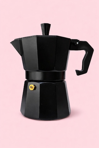 Retro Moka Pot 9 Luk Kamp Kahve Çekirdeği Demliği Retro Moka Pot 9 Luk Kamp Kahve Çekirdeği Demliği