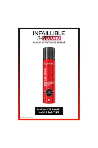 L'Oréal Paris Infaillible 3-Second Makyaj Sabitleme Spreyi