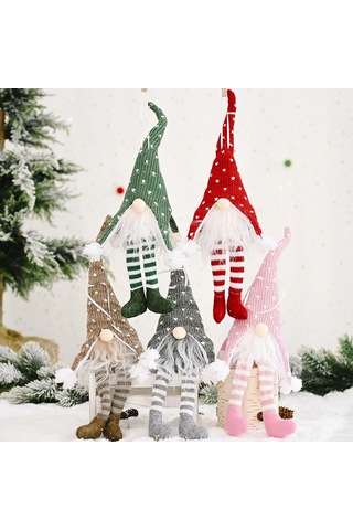 Yaozixa Noel Dekorasyonu: Yeşil Orman Baba Işıklı Askılı Figür - Kreatif Yüzsüz Bebek Süsü, Ev Dekoru İçin Pratik Ve Güvenilir