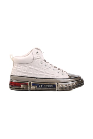 Guja 24k510-4 M Beyaz Hakiki Deri Erkek Hi Sneaker Beyaz