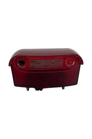 12v-24v Plaka Lambası Ledli 2 Fonksiyonlu Kırmızı 83 47 Mm