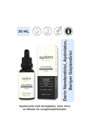 Synora Derin Nemlendirici Aydınlatıcı ve Bariyer Güçlendirici Hyaluronik Asit Serum 30 ML
