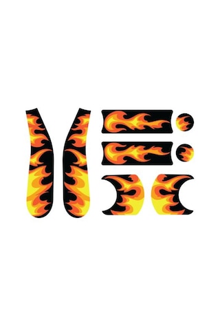 Doona Liki Sticker Set - Flames Çok Renkli