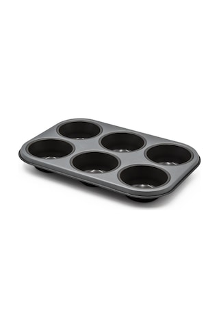 Aryıldız 6'lı Muffin Kalıbı Gri