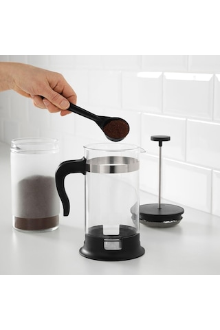 French Press, Paslanmaz Çelik-siyah, 1 Lt Çok Renkli