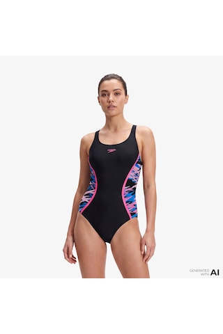 Speedo Hyperboom Kadın Siyah Mayo A000247004