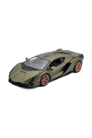 Bburago Lamborghini Sian Fkp 37 1/24 Yeşil Model Araba