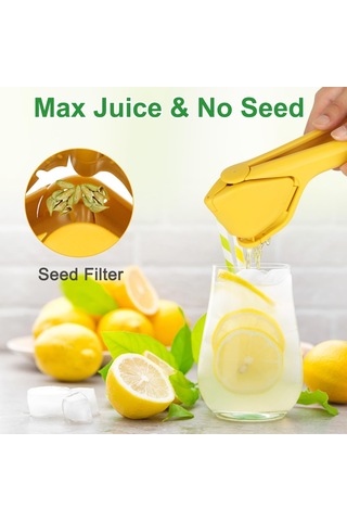 Dahili Süzgeçli Limon Meyve Suyu - Katlanabilir Manuel Narenciye Pres Limon Kireç İçin Ergonomik Tasarım Diğer
