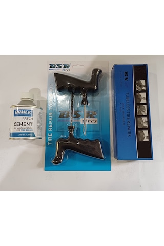 Dubleks Lastik Tamir Kiti, Fitil Atma, Kanal Açıcı Ve 25 Adet Uzun Fitil