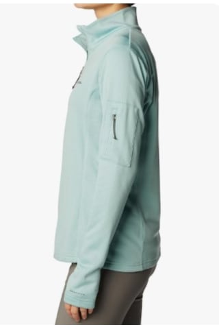 Columbia Kadın Park View Izgara Fleece Yarım Zip Mavi