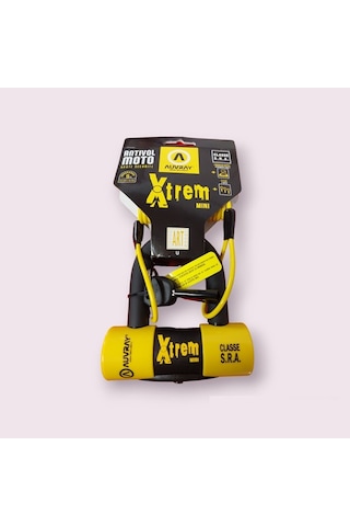 Auvray Xtrem Mını U Sra Disk Kilidi 52x62mm + Hatırlatma Kablo