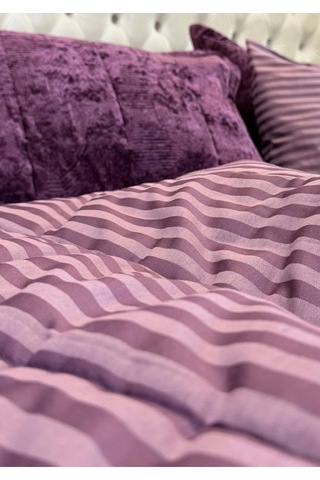 Home Kadife Confort 6 Parça Çift Kişilik 230 X 240 Uyku Seti Pembe