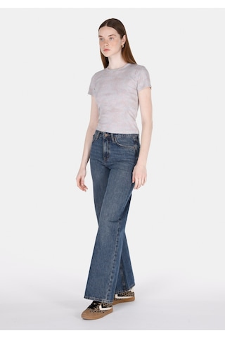 Colin's Colins Slim Fit Yuvarlak Yaka Baskılı Kadın Pembe Kısa Kol Tişört Cl1073142 Q1.v2 Dup Pembe